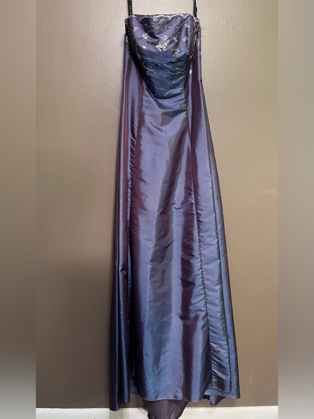 Alfred Angelo Lavender Satin Dress